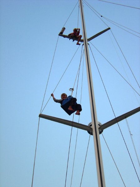 Boys up the Mast